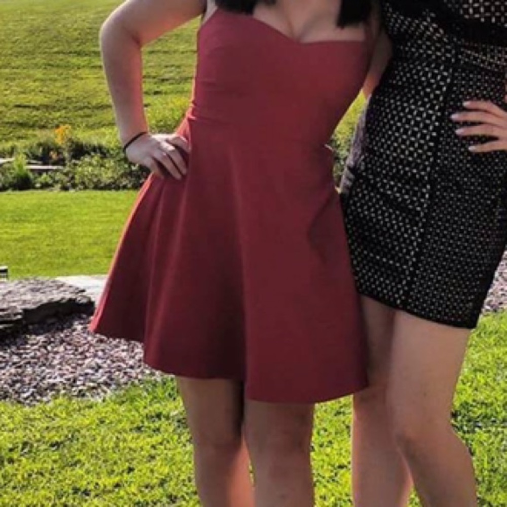 Orange dress